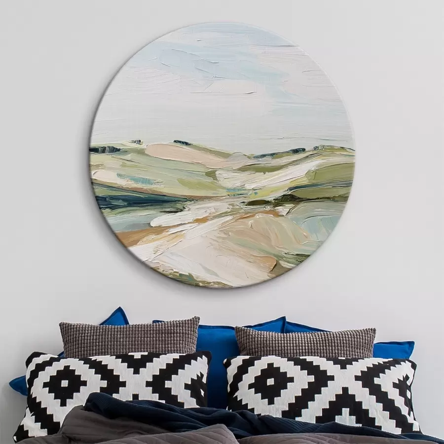 Pilt Abstraktsed mäed pehmetes värvides r44754