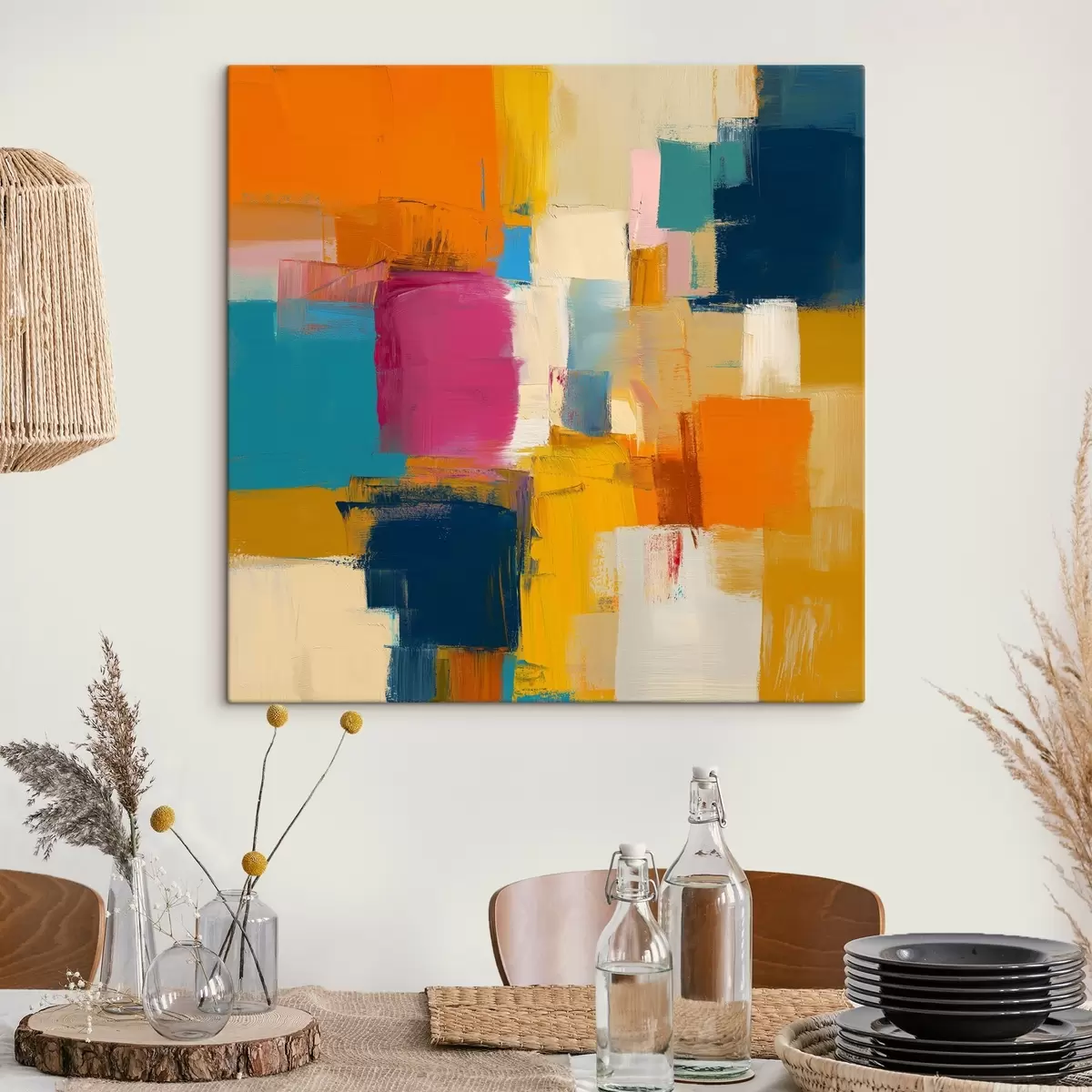 Pilt Värvilised laigud kaasaegses stiilis s44753