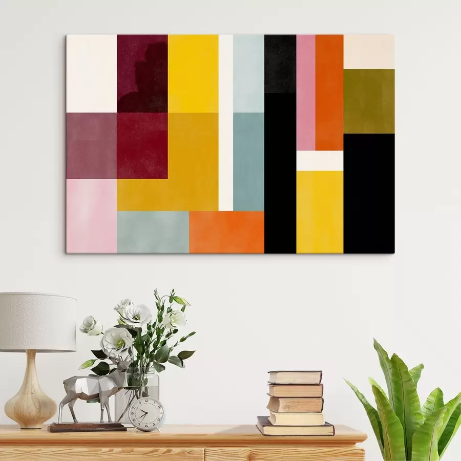 Pilt Värvilised plokid kaasaegses stiilis s44755