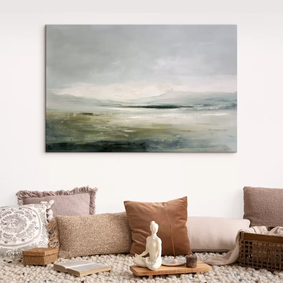 Pilt Minimalistlik maastik uduga s44756