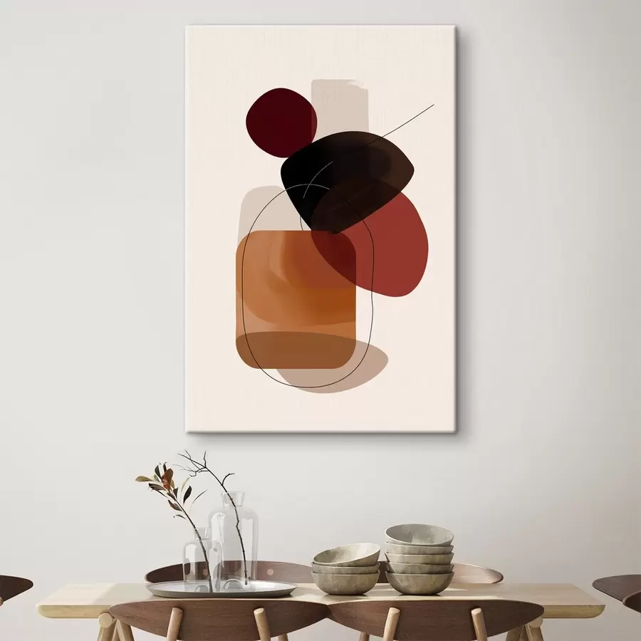 Pilt Veini ja pruuni värvipaleti koostis s44758