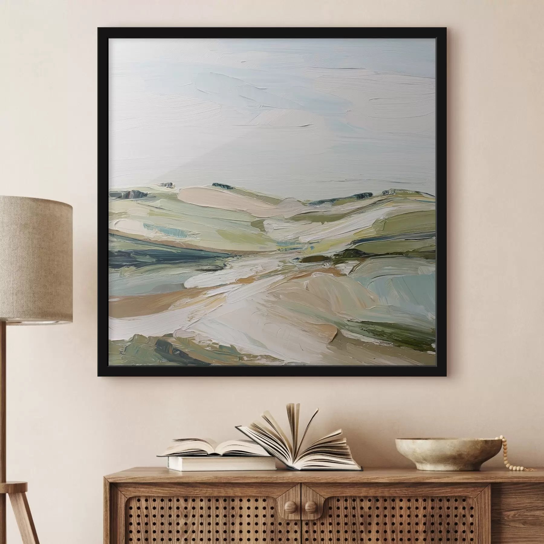 Fototapeedid Abstraktsed mäed pehmetes värvides f44754