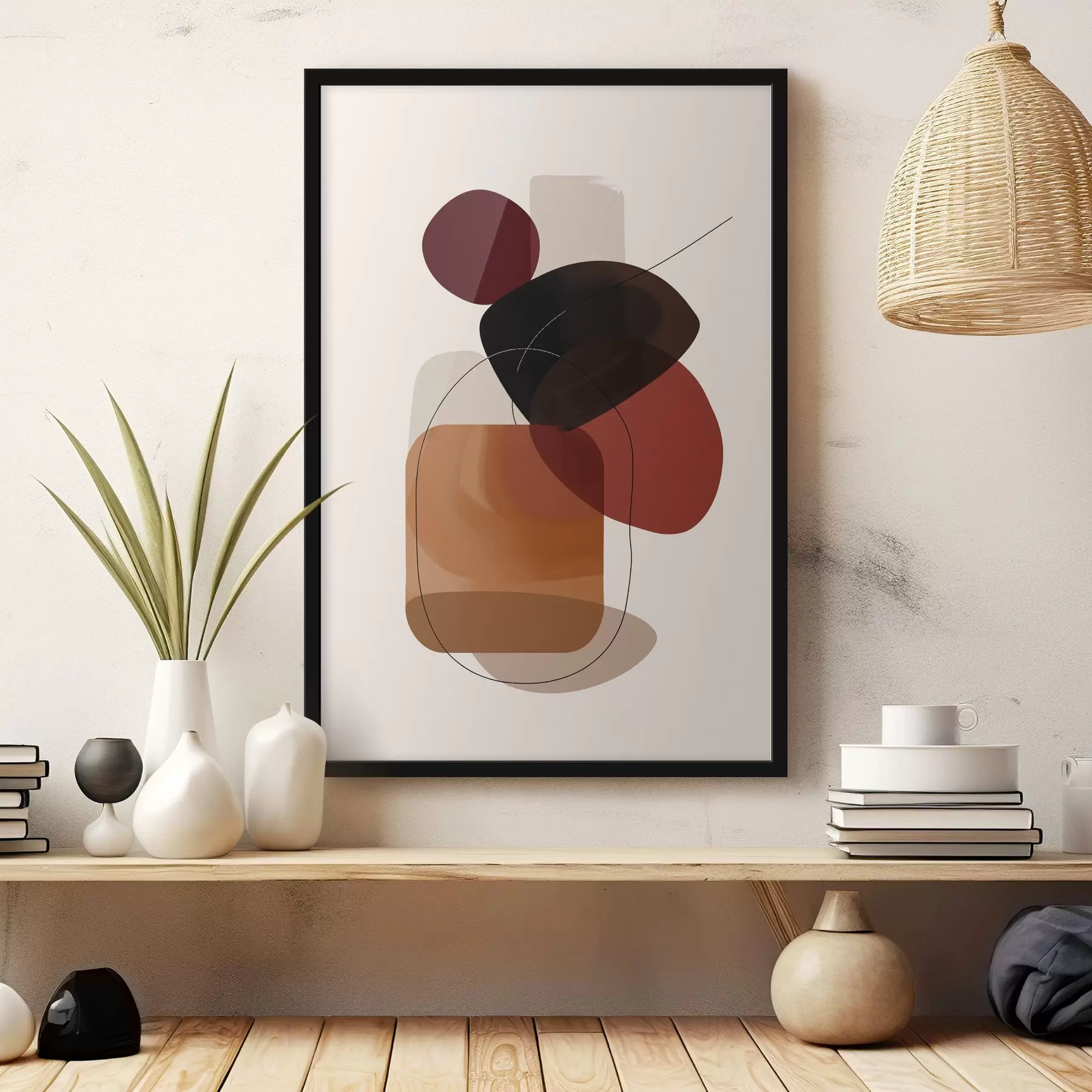 Pilt Veini ja pruuni värvipaleti koostis f44758