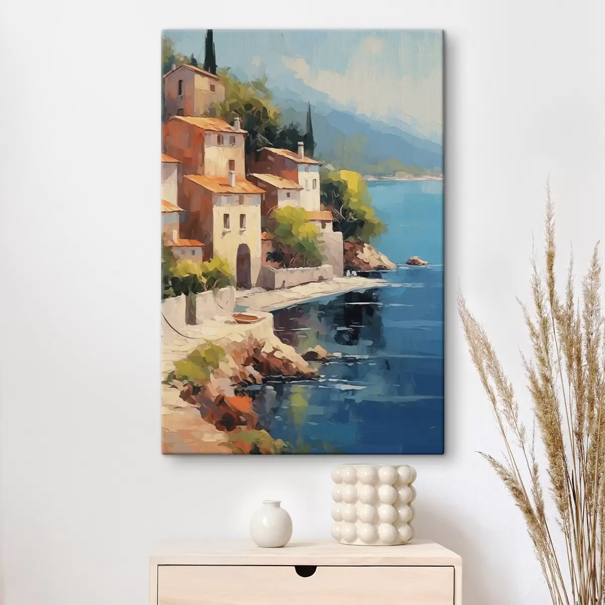 Pilt Majad lahe ääres Maali jäljendamine s44773