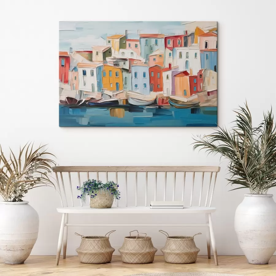 Pilt Abstraktsed linnamajad s44783