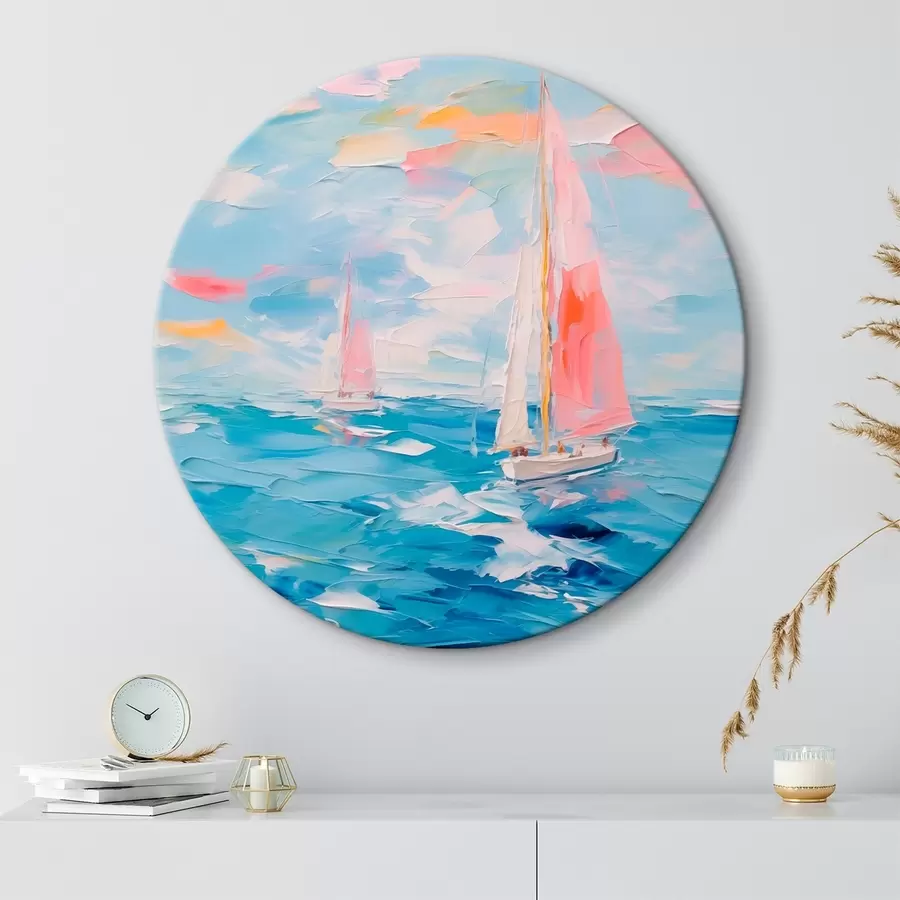 Pilt Purjekad merel imitatsioonimaal r44780