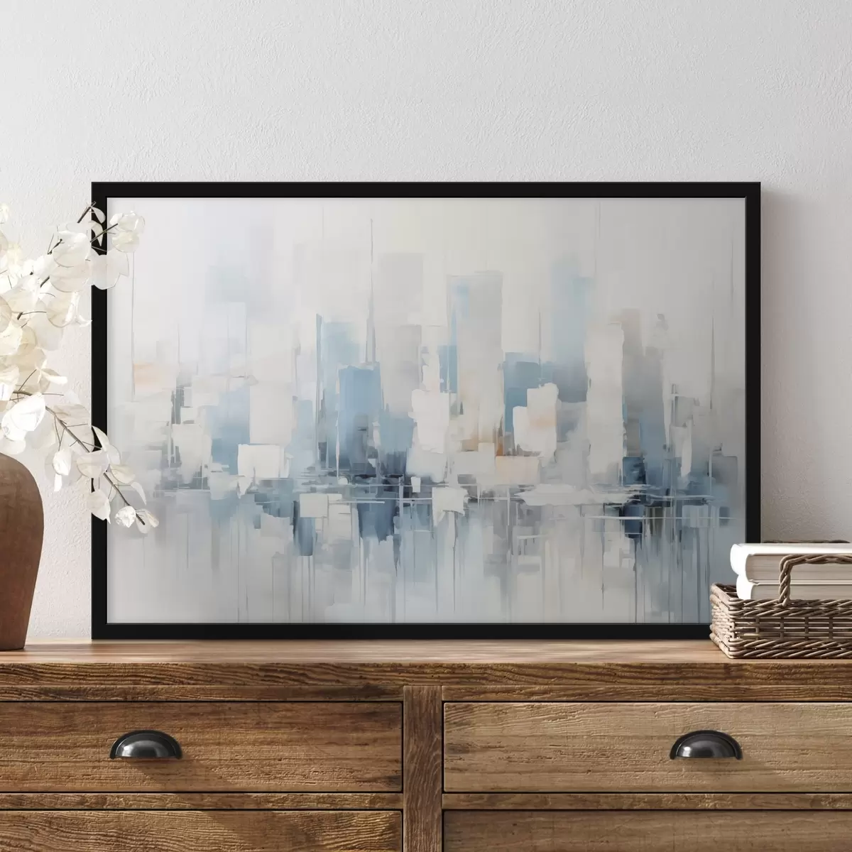 Plakat Abstraktne linna imitatsioonimaal f44768