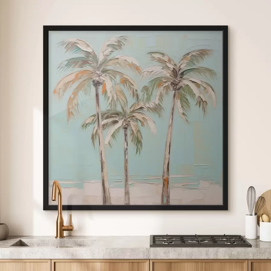 Fototapeedid Palmipuude imitatsiooni maalimine f44781