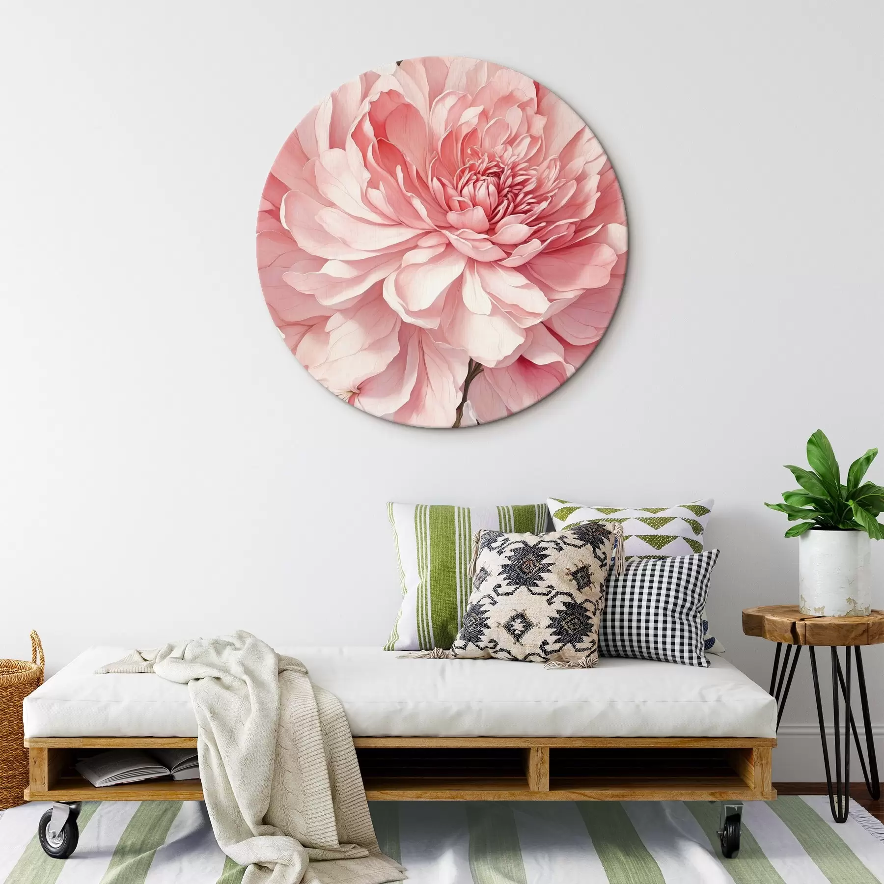 Pilt Roosa ploomi lähivaates pehme valgusega r44891