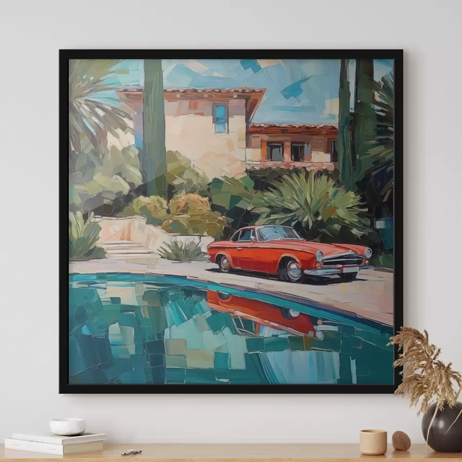 Fototapeedid Auto villa lähedal f44822