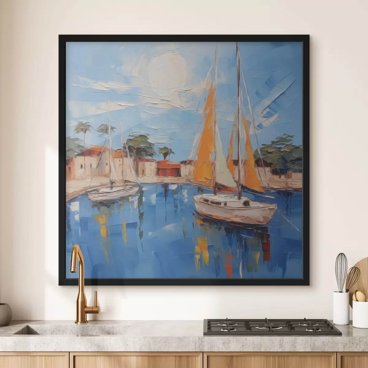 Plakat Purjekas kai ääres f44824