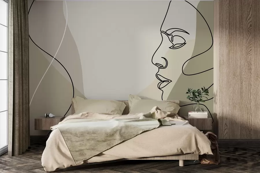 Fototapeedid Abstraktne nägu w09231v1