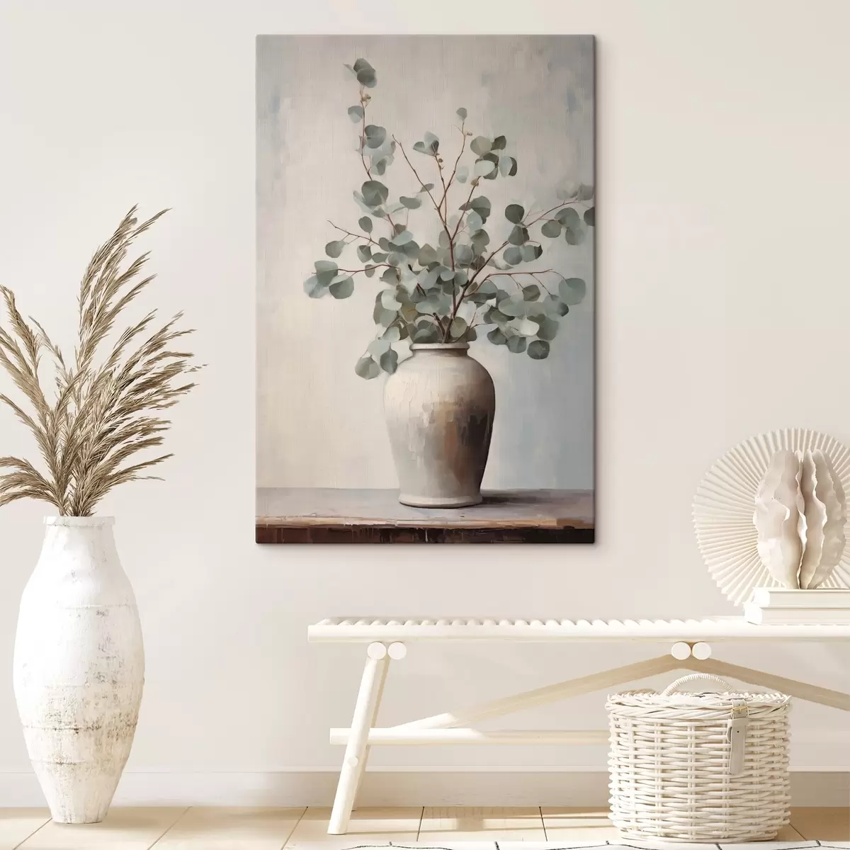 Pilt Eukalüpti oksad savivases s44906