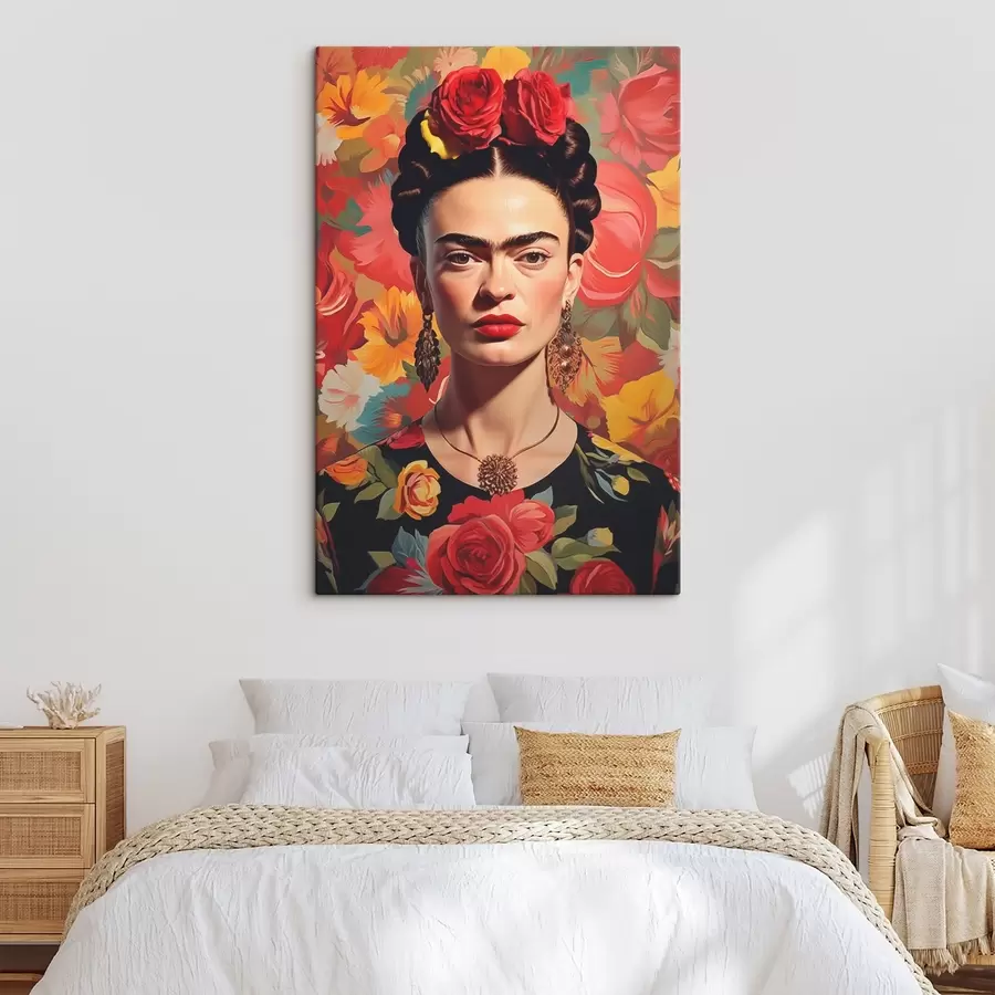 Pilt Portree lillede taustal s44920