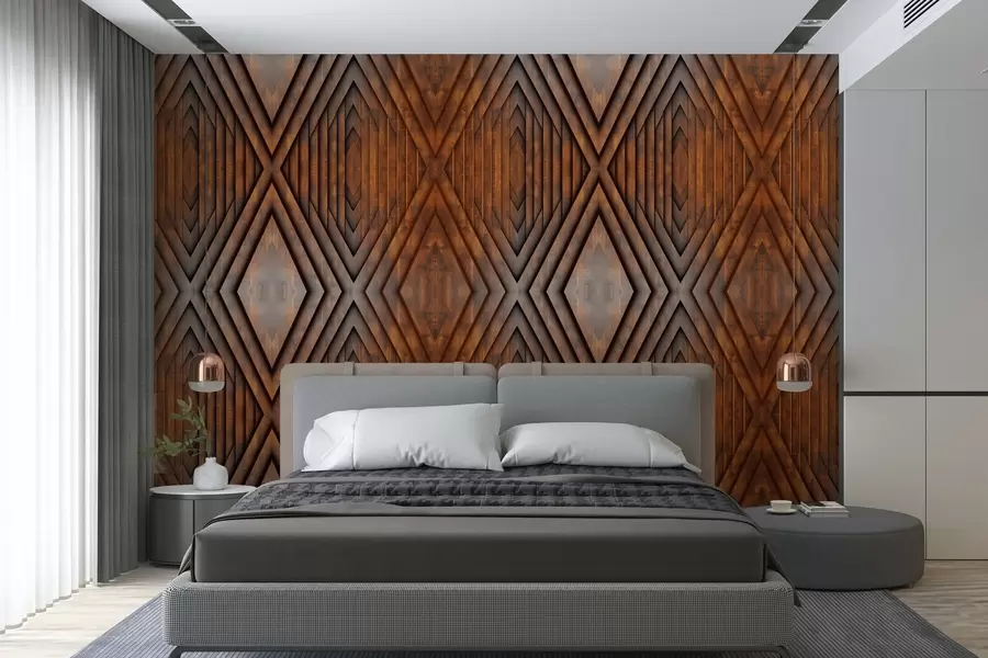 Fototapeedid puitpaneelide imitatsioon w04168v1