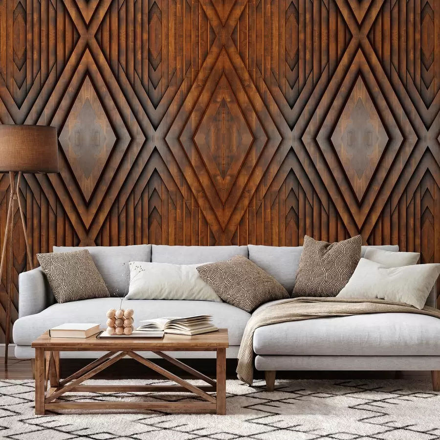 Fototapeedid puitpaneelide imitatsioon w04168v1