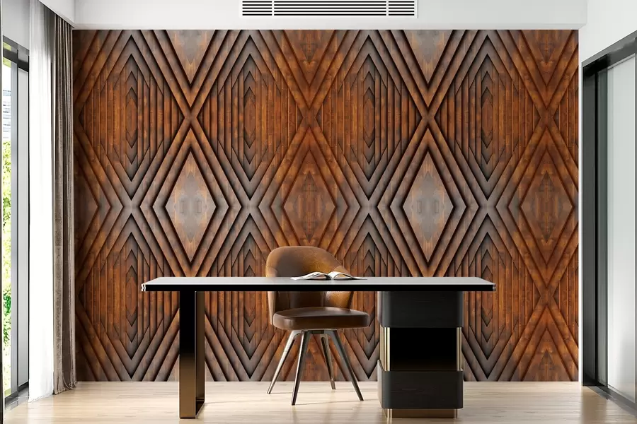 Fototapeedid puitpaneelide imitatsioon w04168v1