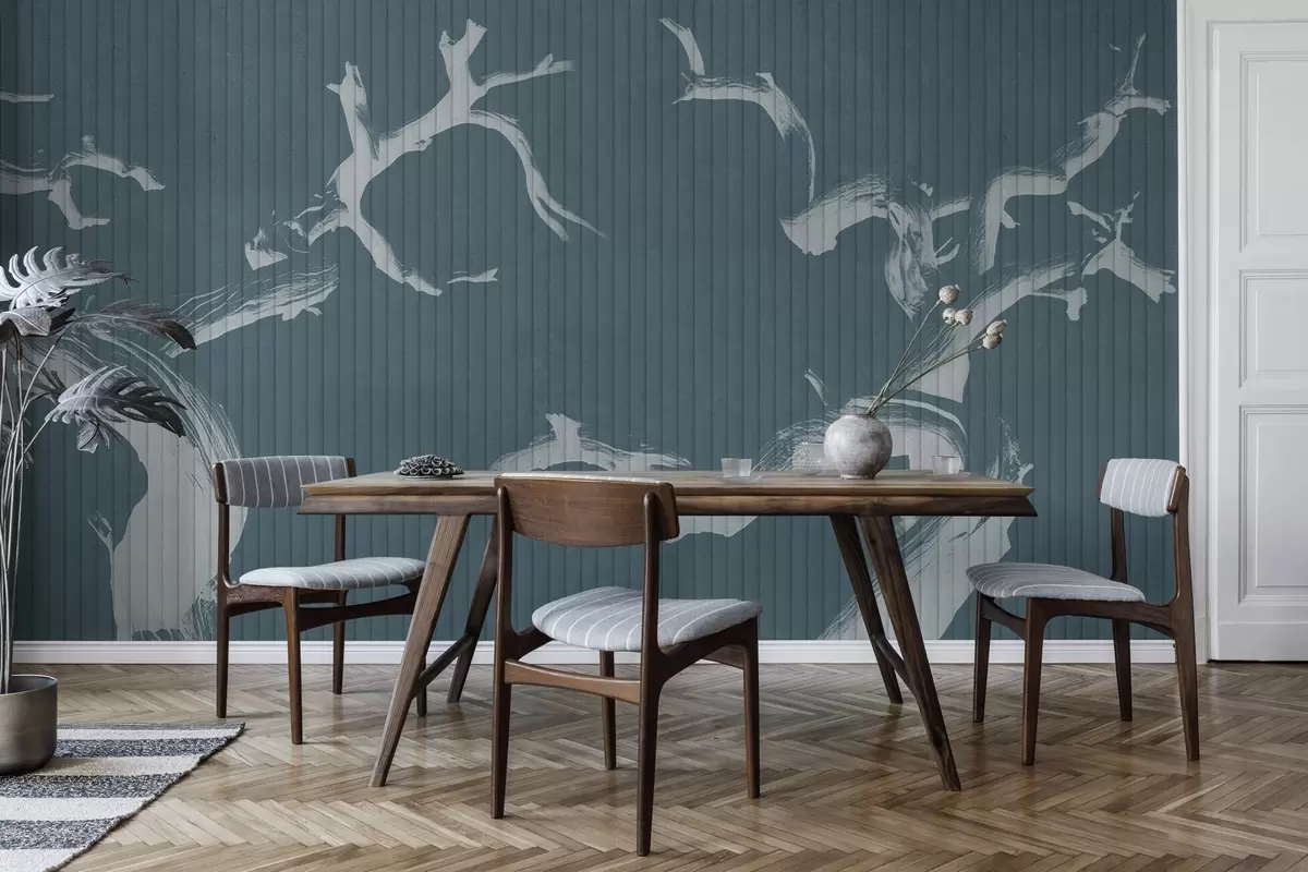 Fototapeedid Graatsilised puu siluetid w04131v2