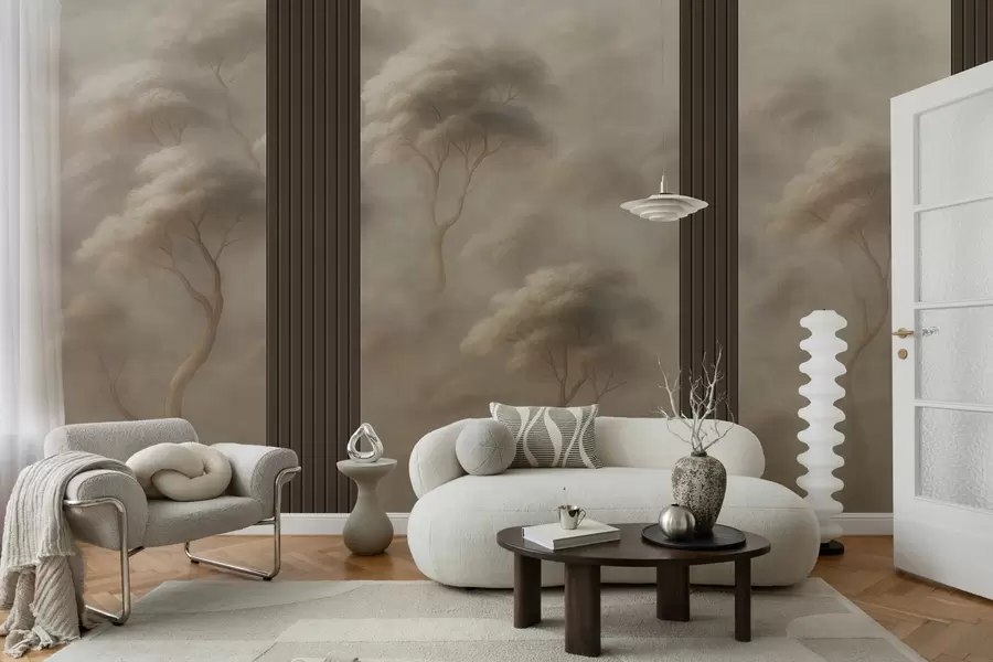 Fototapeedid Mets kohtub paneelikunstiga w04187