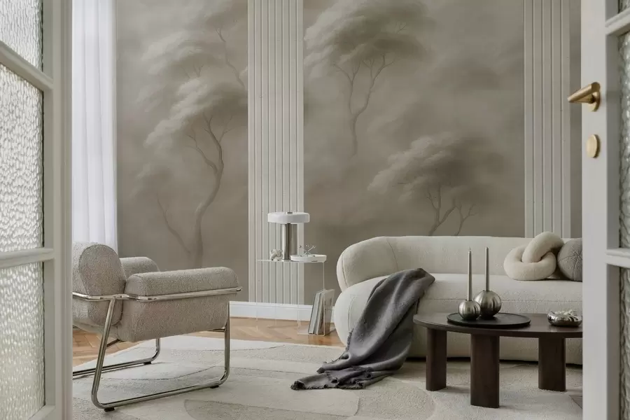 Fototapeedid Mets kohtub paneelikunstiga w04187v1