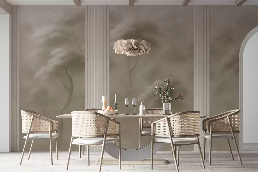 Fototapeedid Mets kohtub paneelikunstiga w04187v1