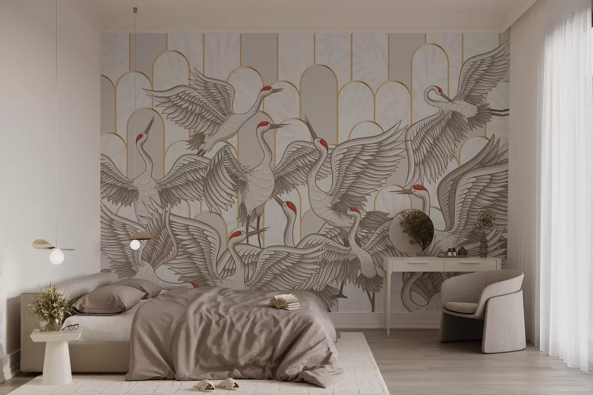 Fototapeedid Linnud & Vintage Arches w04193