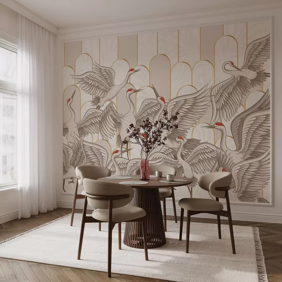 Fototapeedid Linnud & Vintage Arches w04193