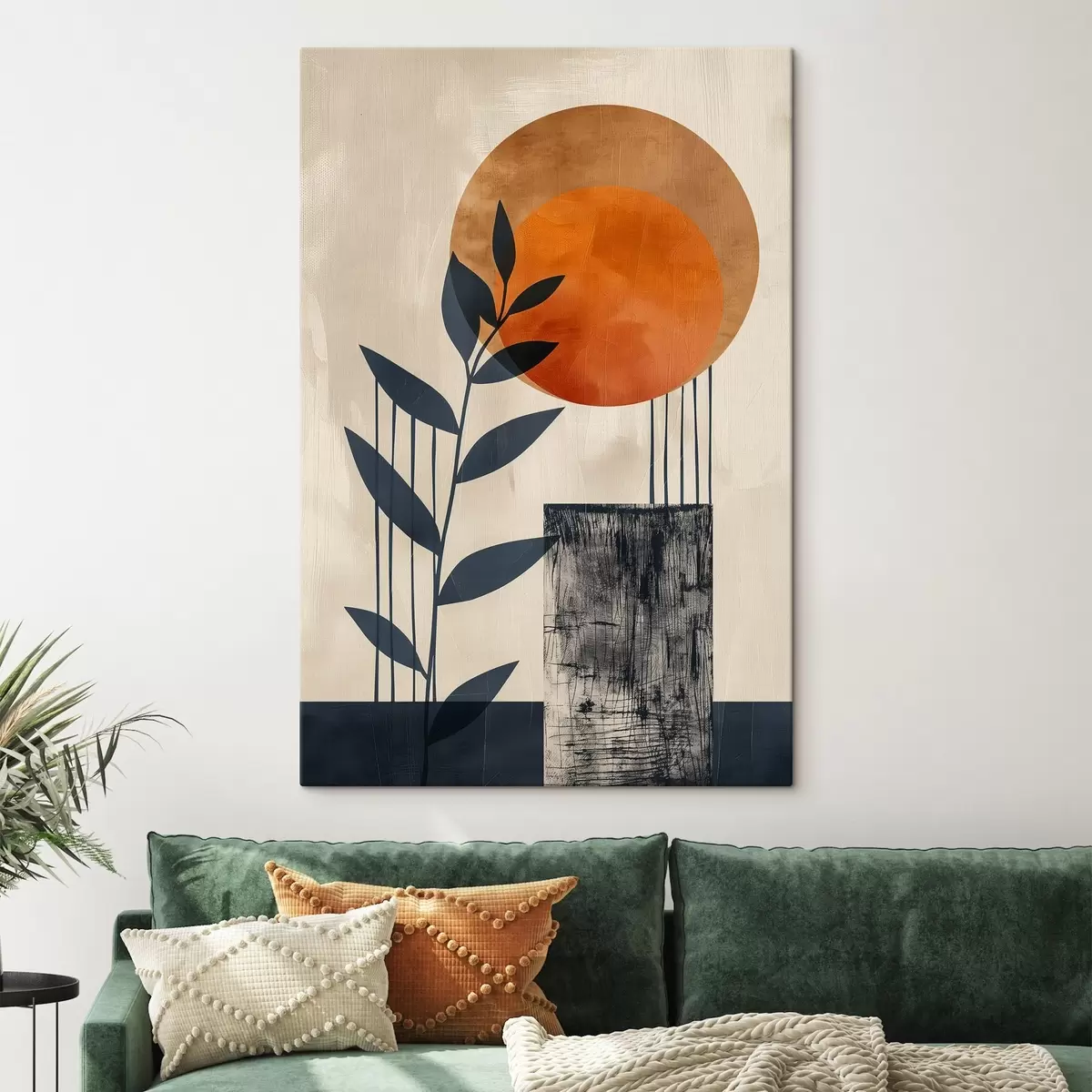 Pilt Päike ja lehed s44961