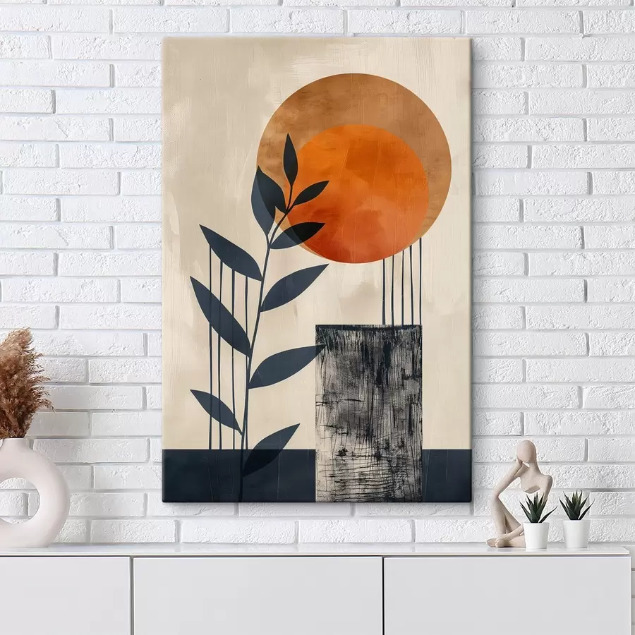 Pilt Päike ja lehed s44961