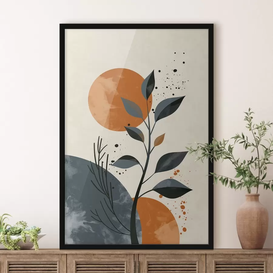 Fototapeedid Päike ja lehed f44959