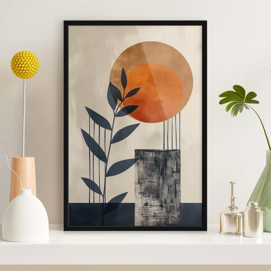 Fototapeedid Päike ja lehed f44961