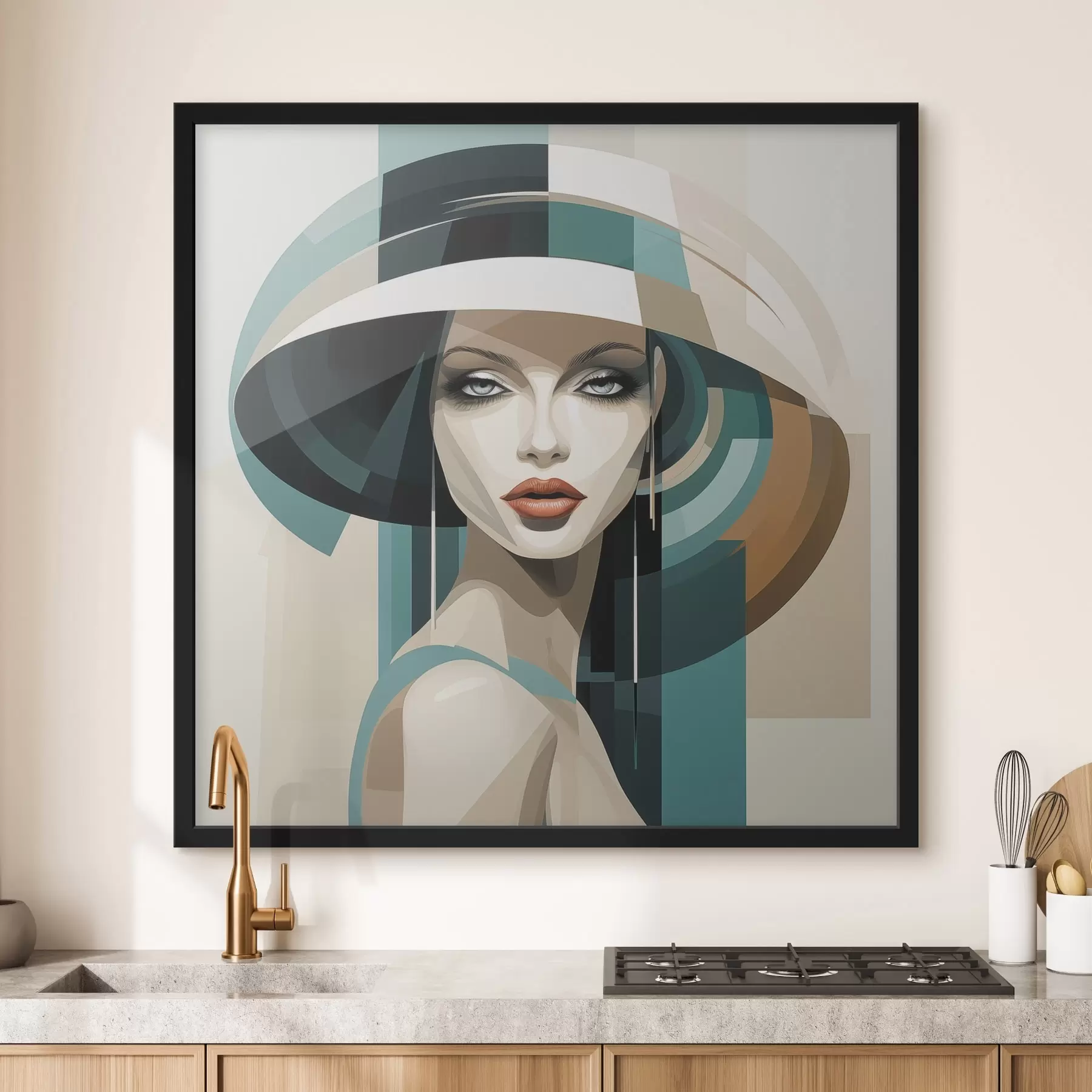 Fototapeedid Tüdruk mütsiga f44972