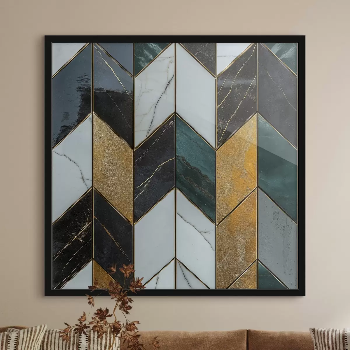 Plakat Marmori abstraktsioon f44973