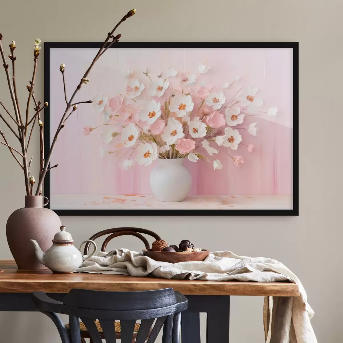 Plakat Õrn kimp moodsas dekoratiivses stiilis f44950