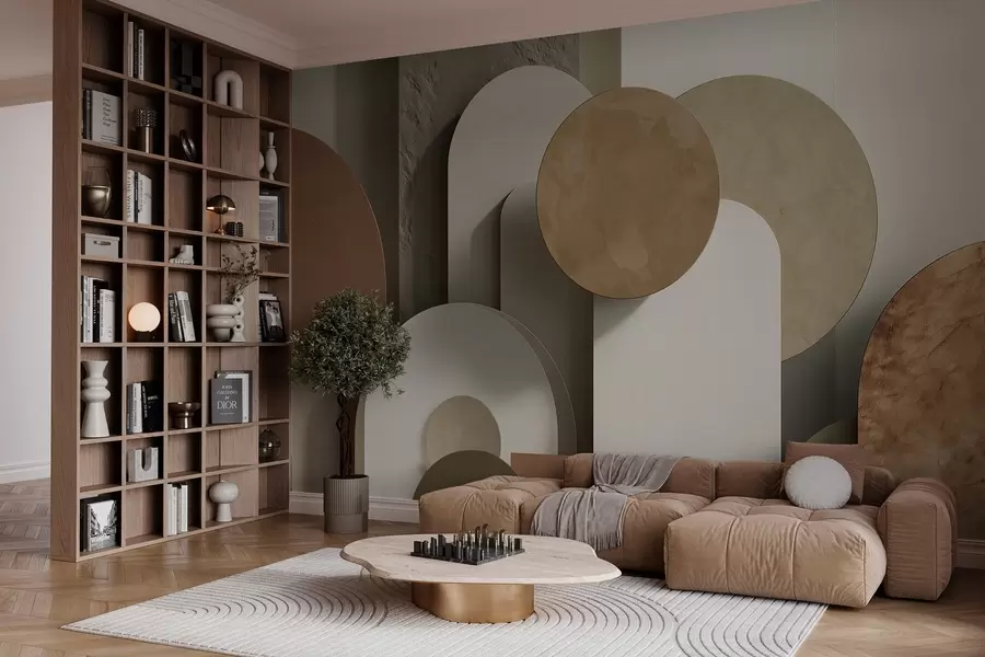 Fototapeedid geomeetria koos mahusimulatsiooniga w04208