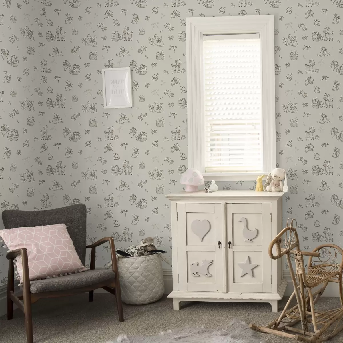 Tapeet Armas metsastseen hirvede, küülikute ja mesilastega a00215