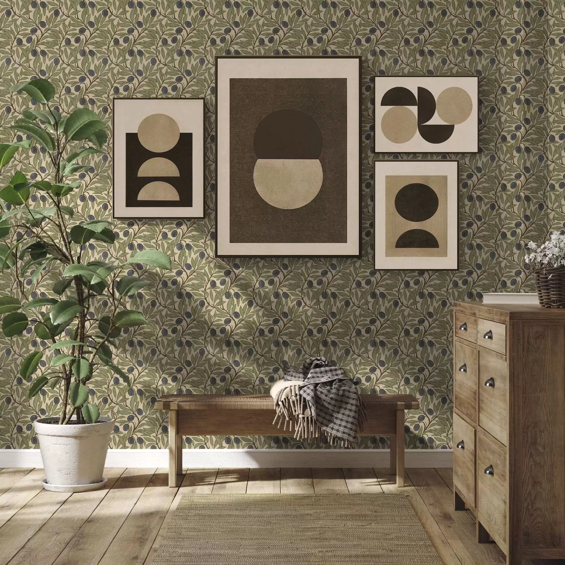 Fototapeedid Oliivid okstel soojas oliivipaletis a00246