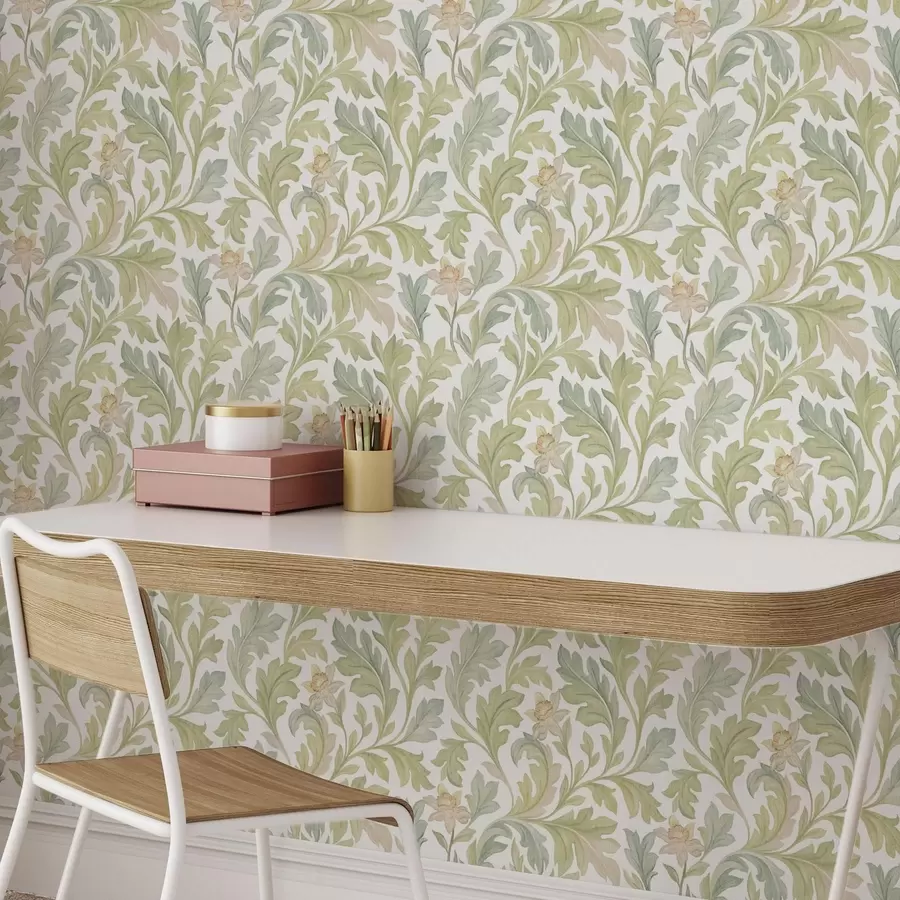 Fototapeedid Vintage lilleornament valgel taustal a00277v2