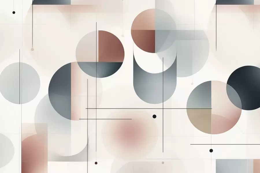 Fototapeedid Geomeetrilised abstraktsed kujundid w04220