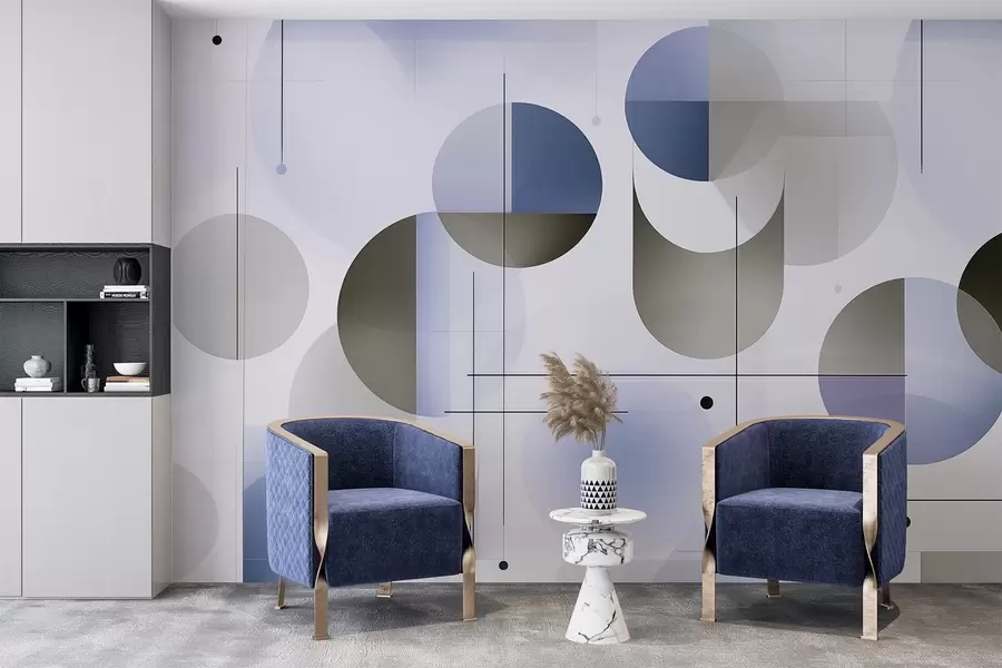 Fototapeedid Geomeetrilised abstraktsed kujundid w04220v1