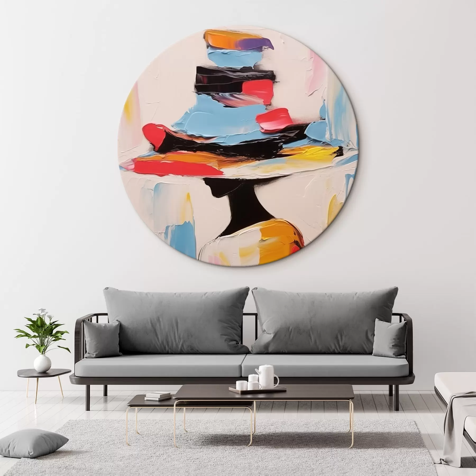 Fototapeedid Naine laia mütsiga r44994