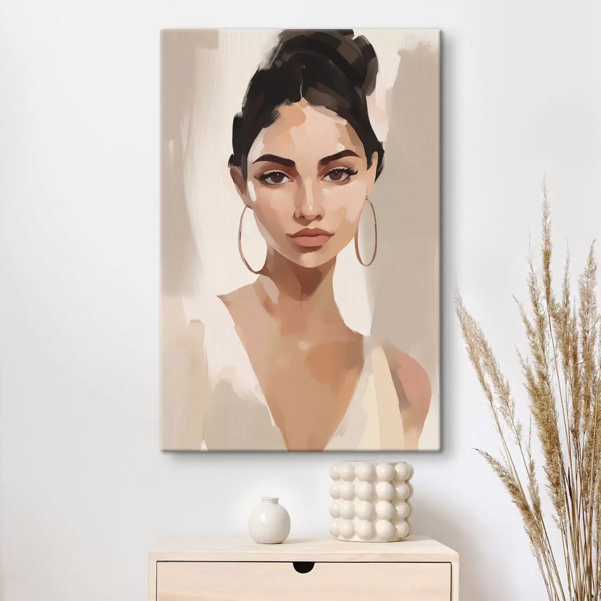 Pilt Tüdruku portree maali imitatsioon s45014