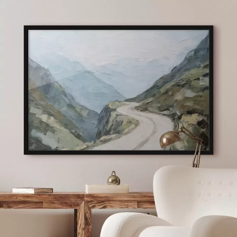 Fototapeedid Tee mägede vahel f45018