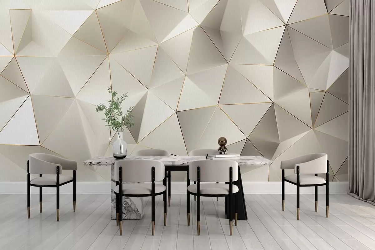 Fototapeedid geomeetria, abstraktsioon, valgus, tahud, muster, struktuur w04236