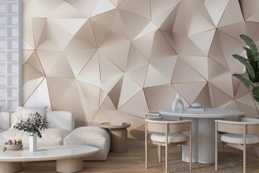 Fototapeedid geomeetria, abstraktsioon, valgus, tahud, muster, struktuur w04236v1