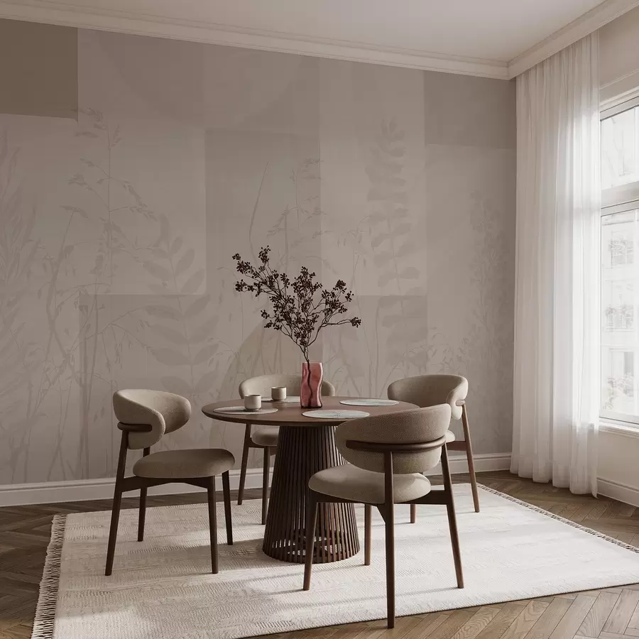 Fototapeedid Abstraktsioon taimedega, geomeetria w04240