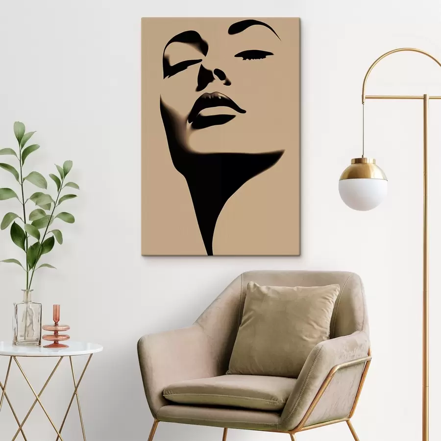 Pilt Naise näo siluett s45071