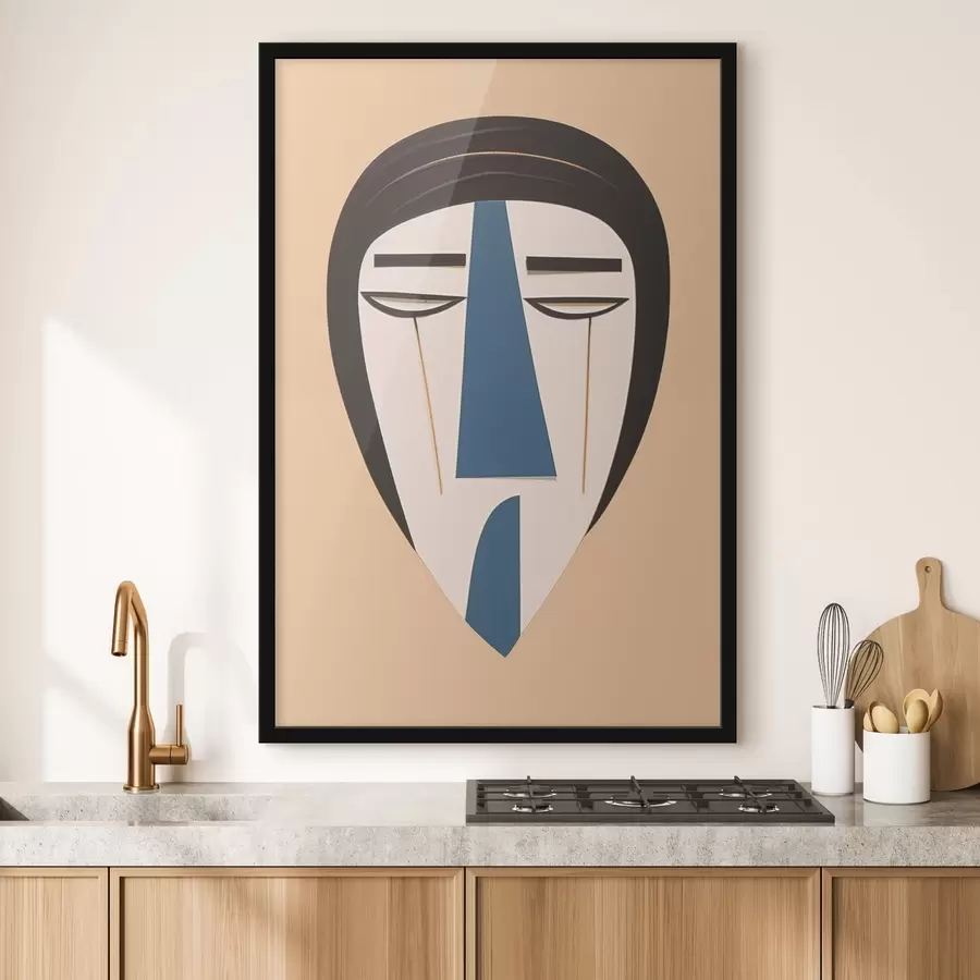 Fototapeedid Abstraktne nägu f45084