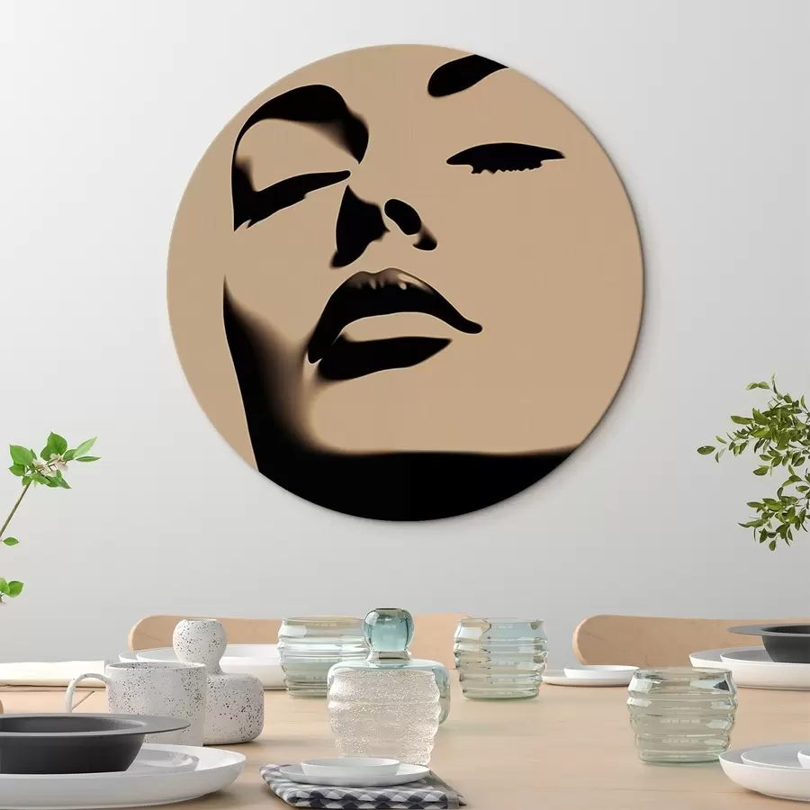 Pilt Naise näo siluett r45071