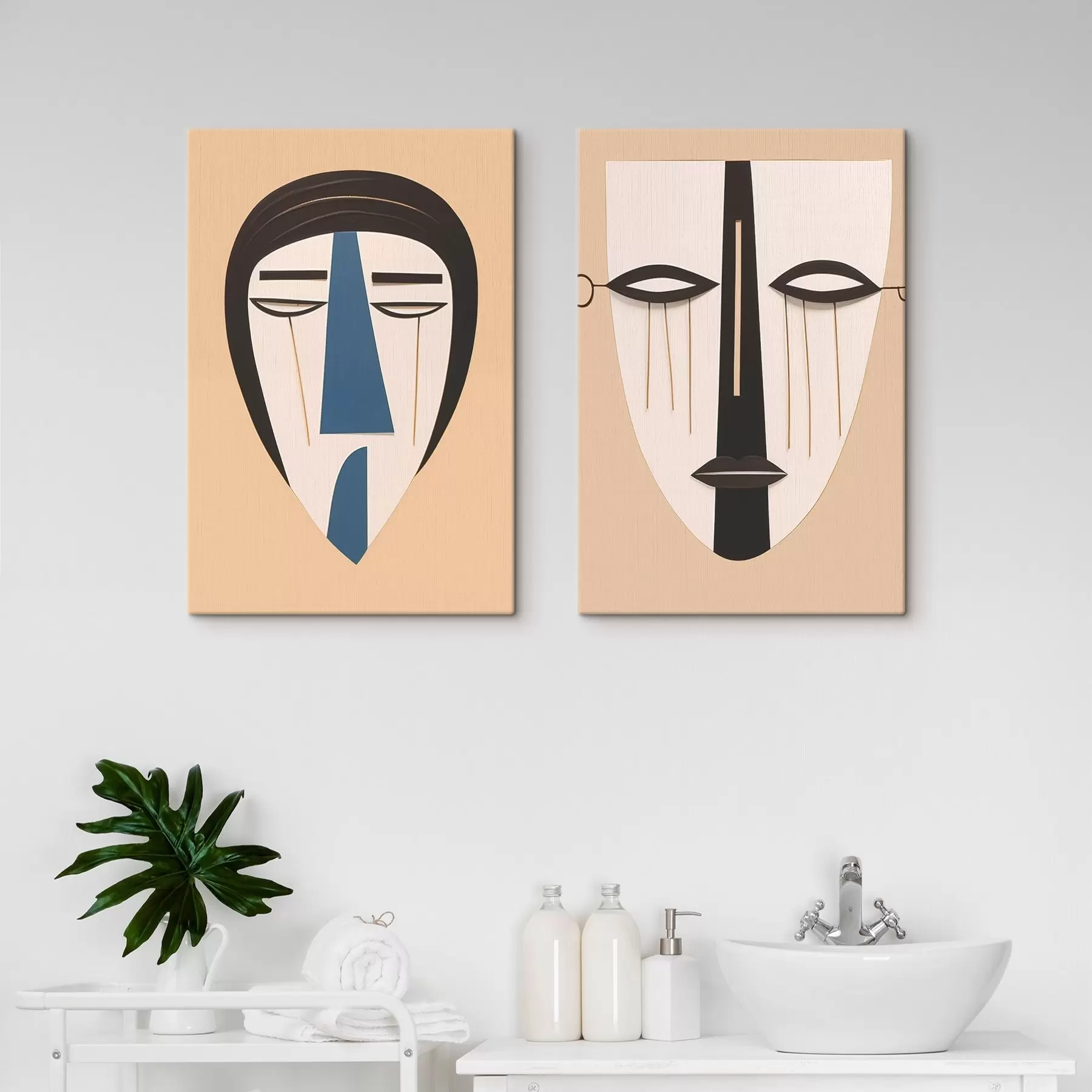 Pilt Abstraktsed näod m00500